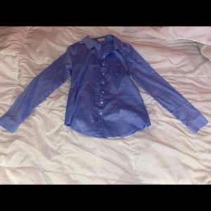 blue women’s blouse size medium